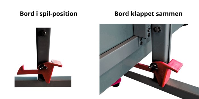 15 mm Søgaard Sportive Sport Roller bordtennisbord